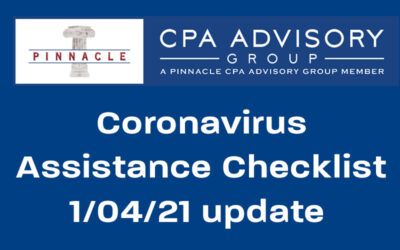 Coronavirus Assistance Checklist by Dave Krebs, CPA, Jan. 4, 2021 update